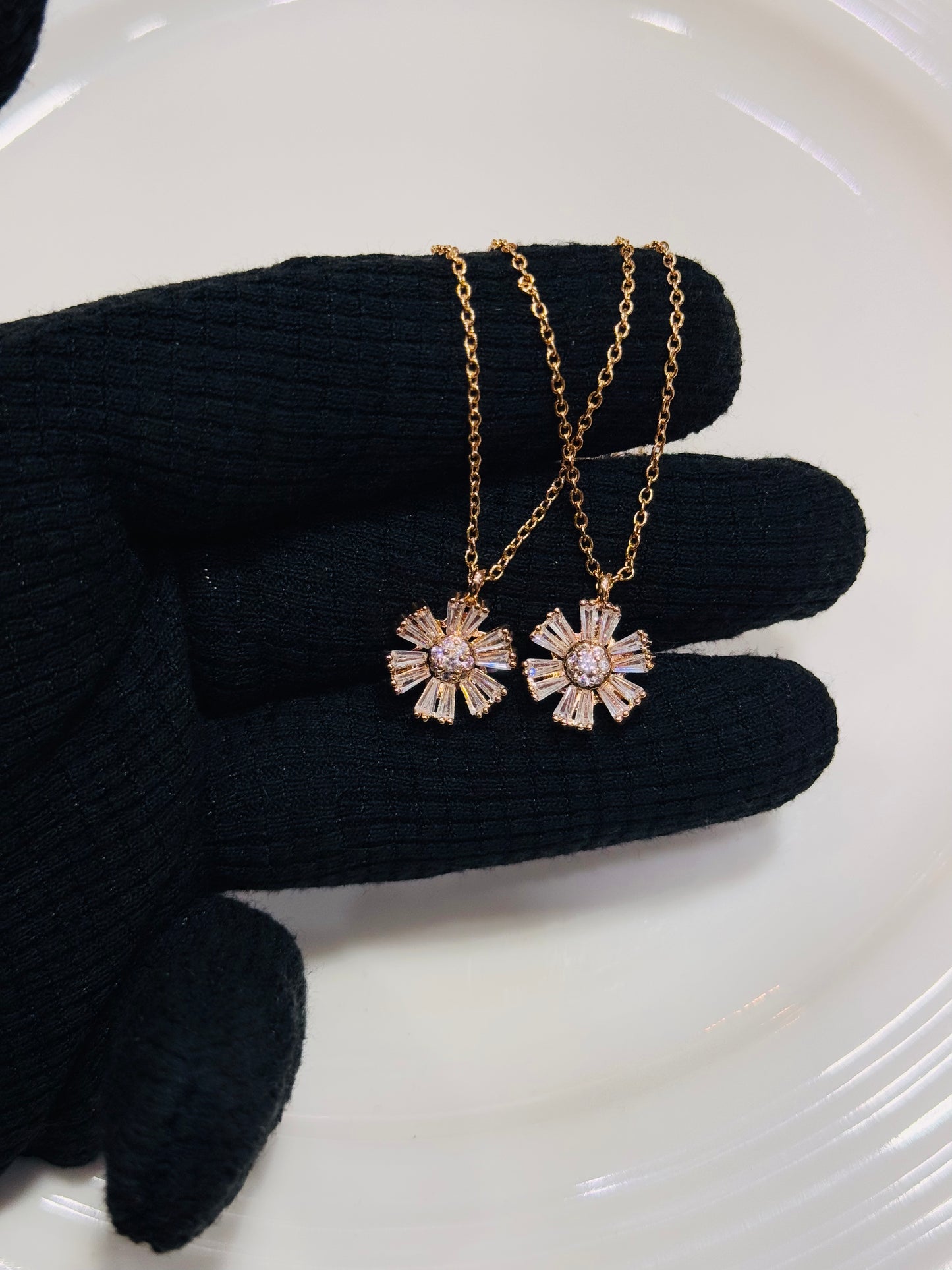 Radiant Blossom Pendant Necklace