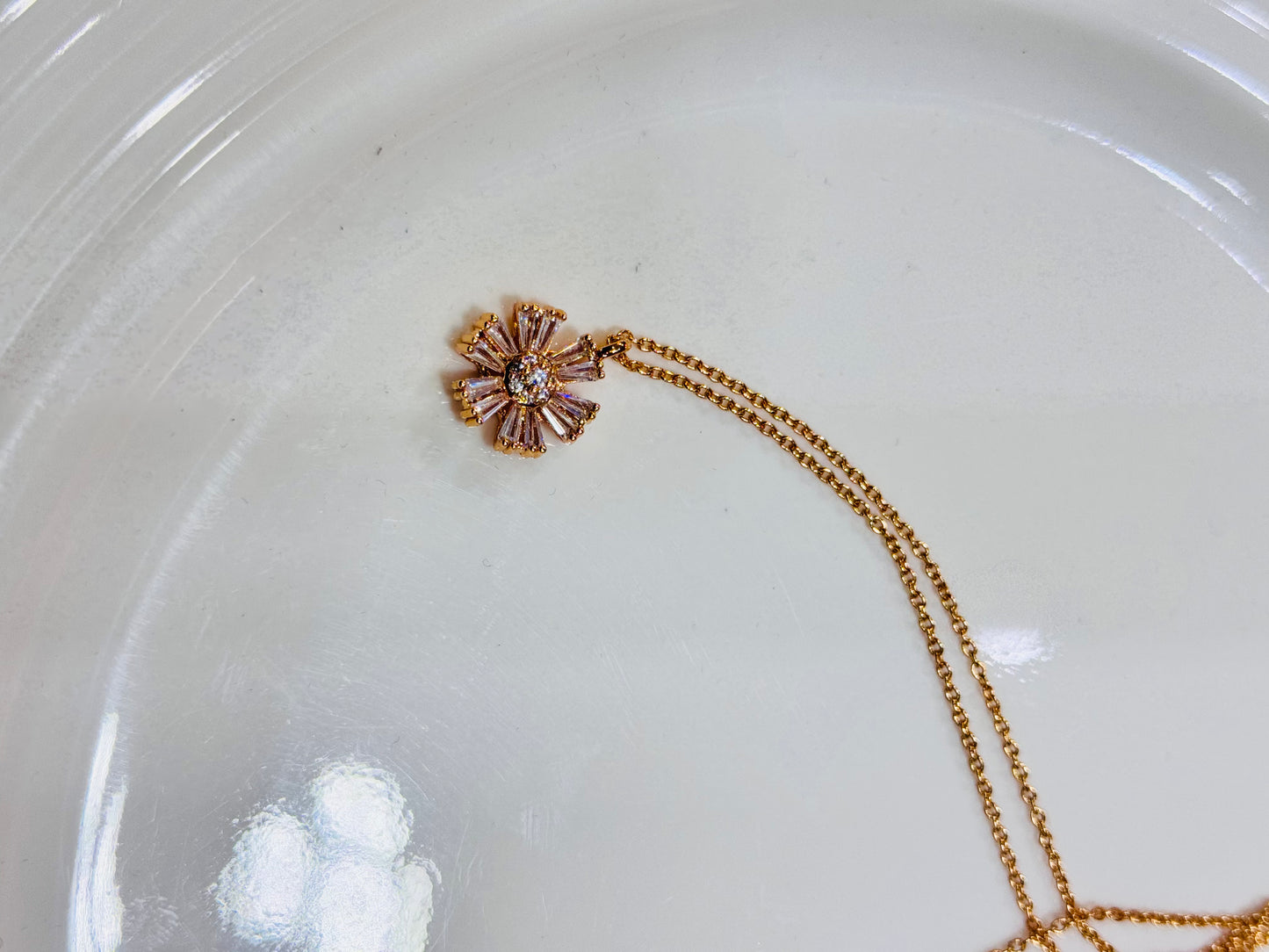 Radiant Blossom Pendant Necklace